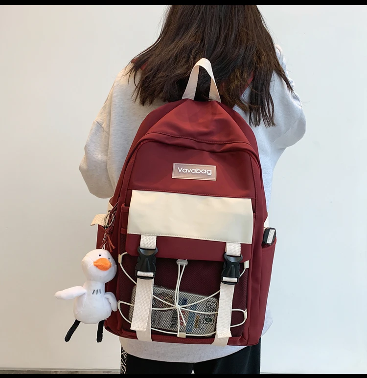 

3318 2021 новый школьный портфель для студентов колледжа, дизайнерский вместительный рюкзак для кампуса