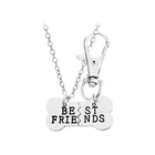 Кота собаки любимчика и мастер Ожерелье Лучшие друзья двух лепестков кость сплав Кошка Собака Щенок Ошейник для собак, аксессуары для домашних животных кулон дружбы