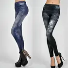 Женские джинсовые брюки-карандаш с завышенной талией