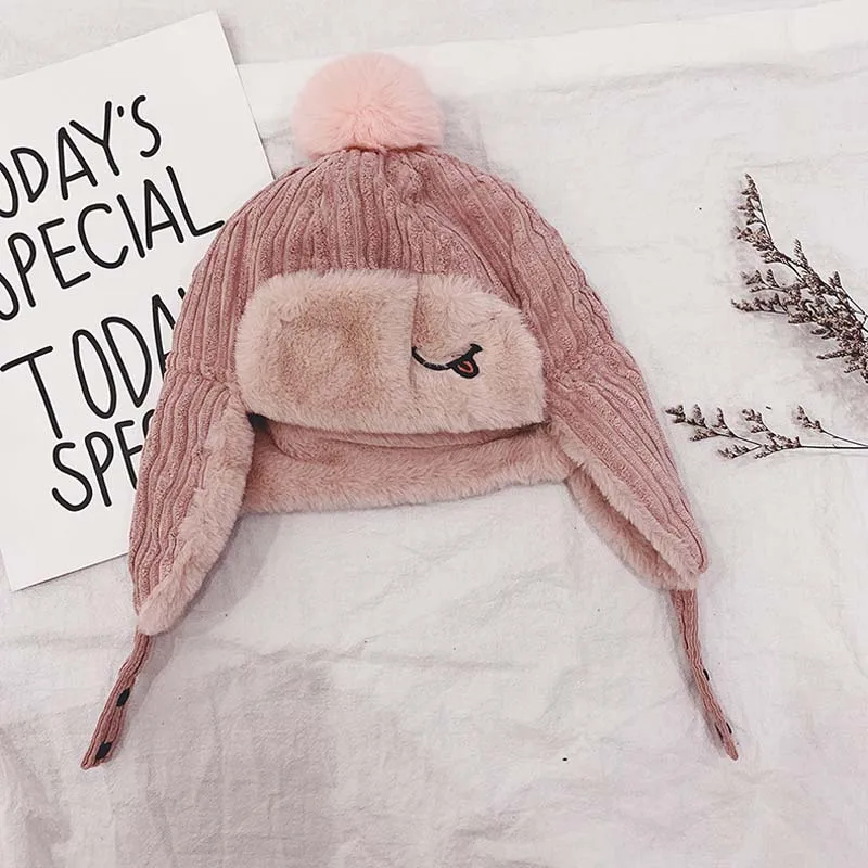 Doitbest шапка-бомбер для маленьких мальчиков Зимняя Детская меховая шапка