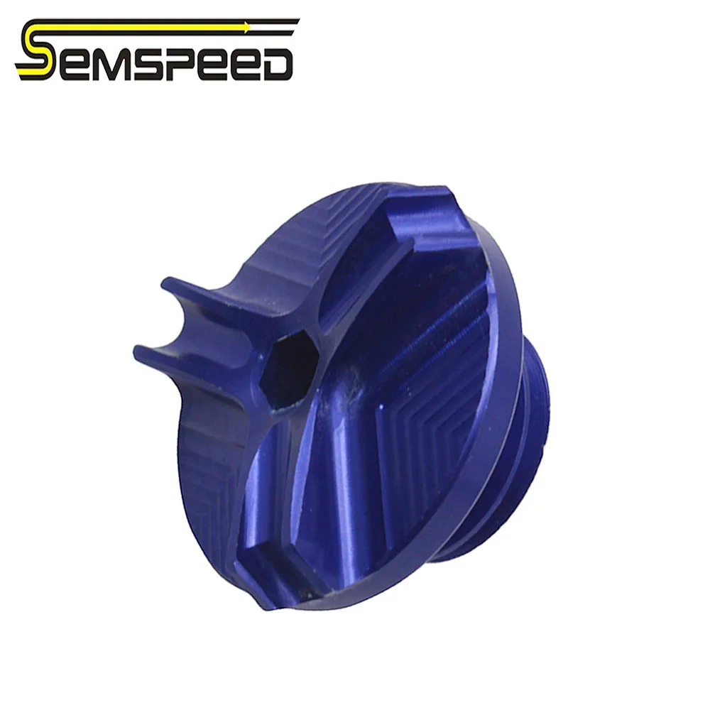 SEMSPEED Oil Filler Cap Cover Engine Drain Plug For SUZUKI GSR GSXR 750 600 400 GSX650F GSX1250FA GSF 1250/1200 N/S Bandit SV650 |