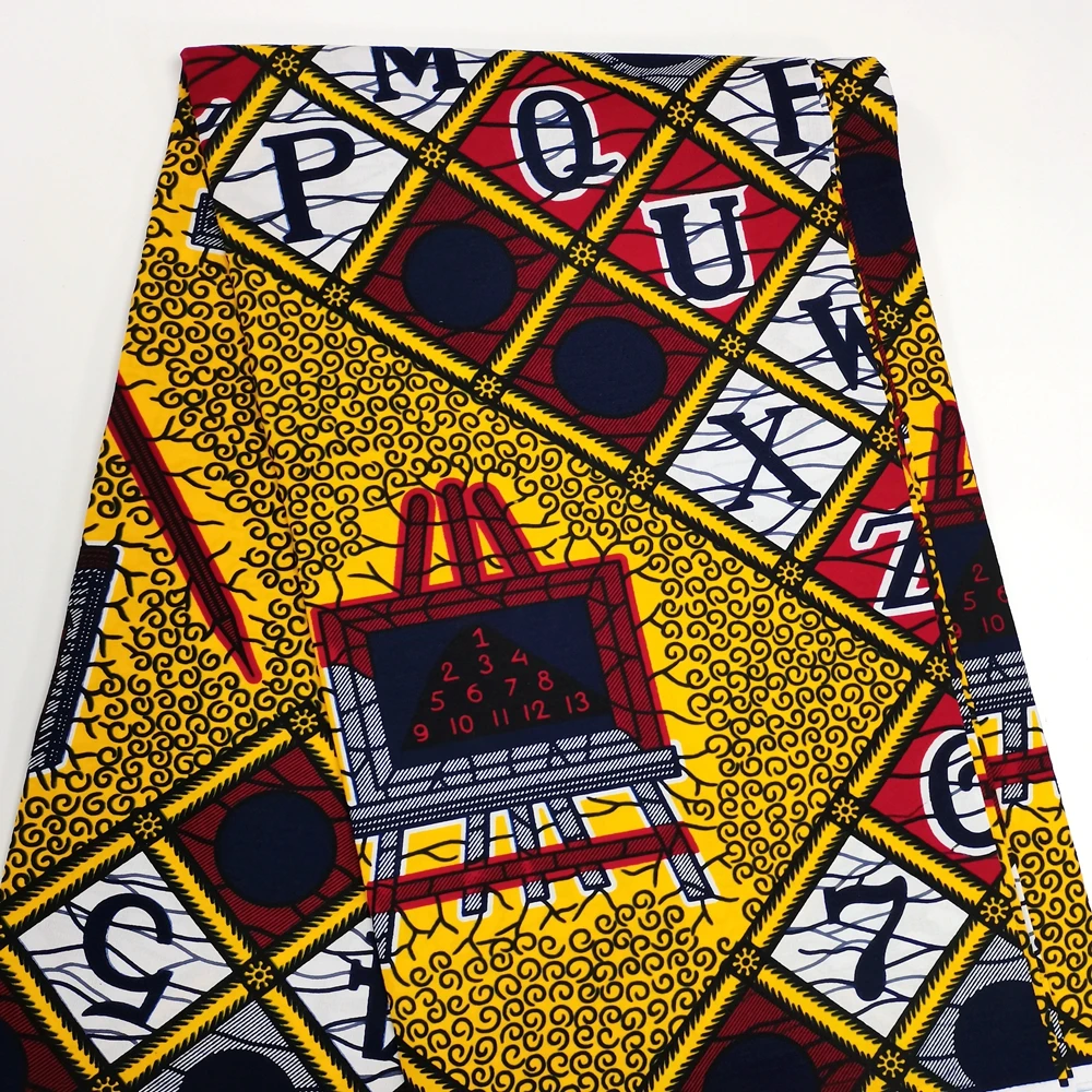 Горячая Распродажа африканских вощеная ткань принты Королевский синий Cottonr