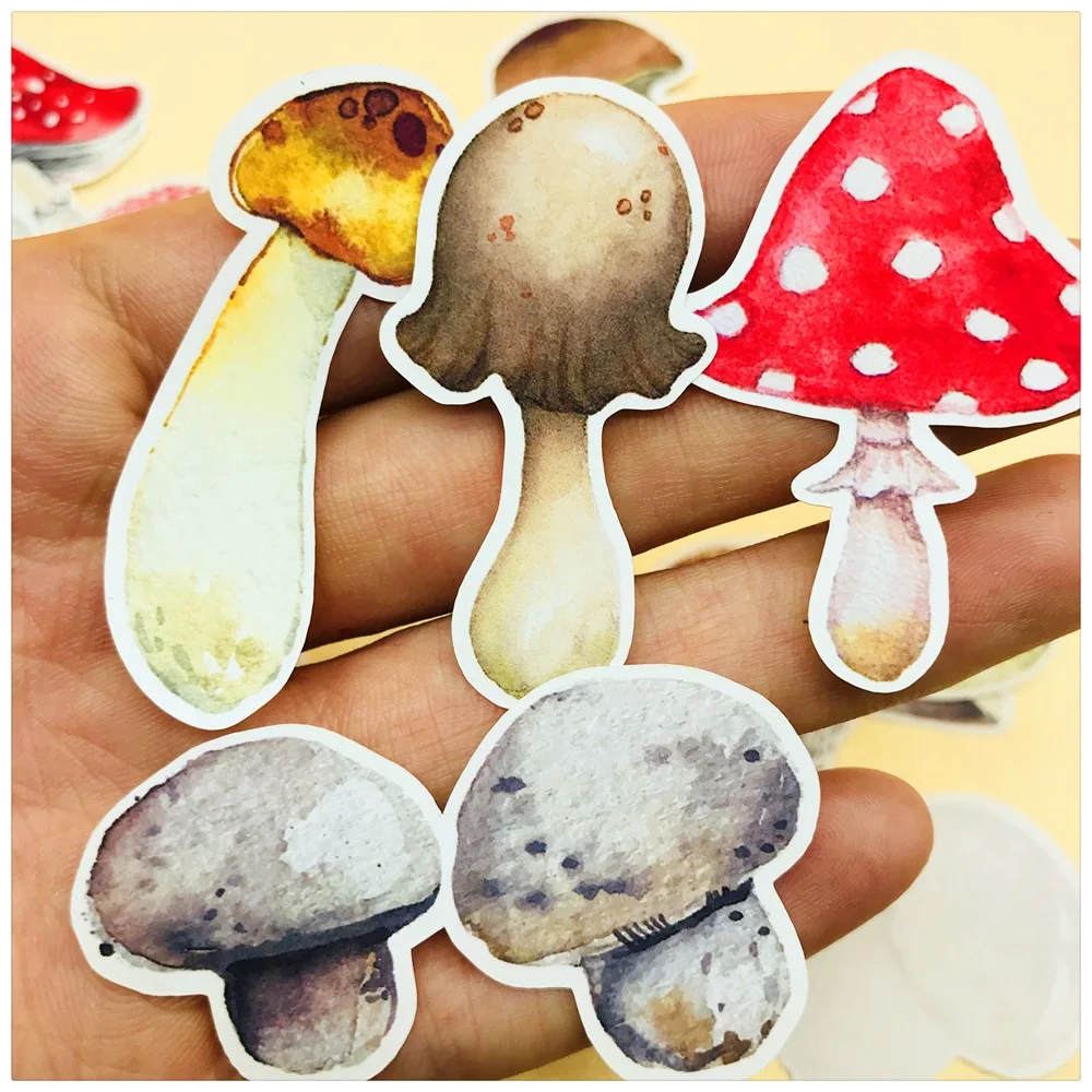 33 шт./упак. 2019 винтажные стикеры в виде дождливых грибов сделай сам альбом для
