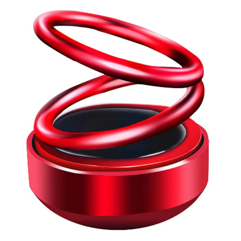 Автомобильный вращающийся освежитель воздуха на солнечной батарее ароматизатор