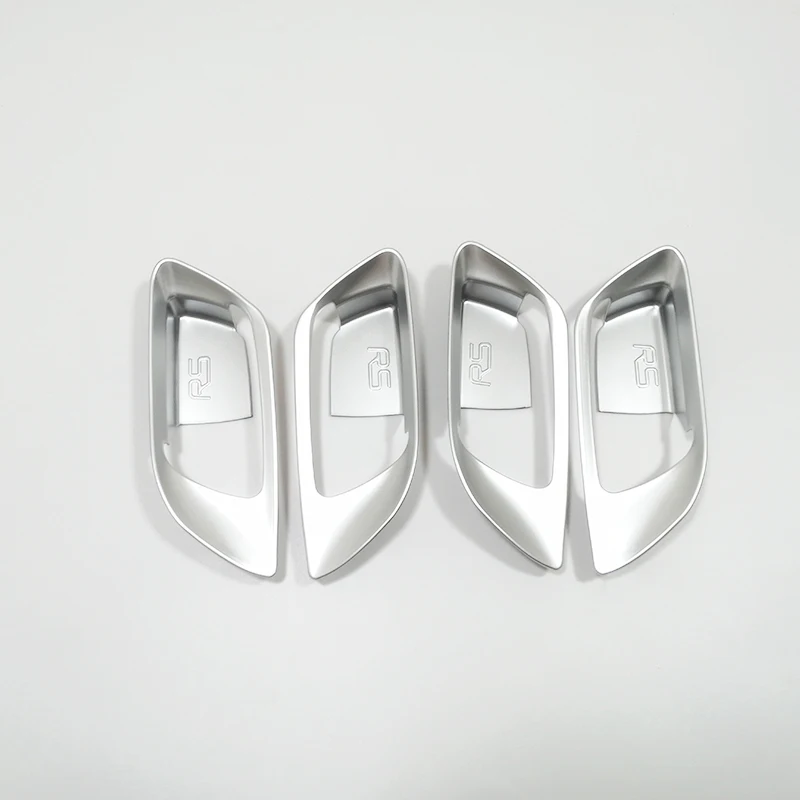 

Для Honda FIT JAZZ 2014, 15, 16, 17, 2018 аксессуары ABS Матовый автомобиля внутренняя подлокотник дверная ручка протектор рамы накладка Тюнинг автомобилей