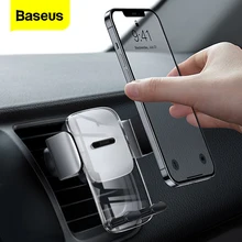 Baseus Gravity Car Phone Holder Universal Telephone Holder Stand Mount in Car GPS Support For iPhone 12 Pro Max Xiaomi Samsung