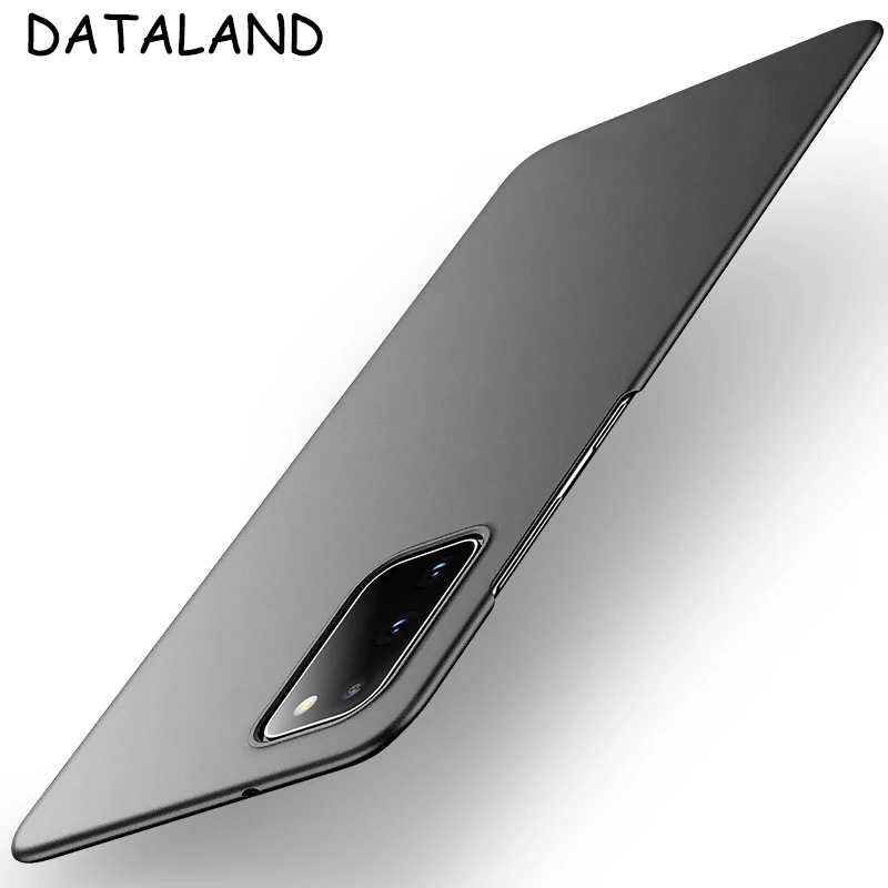 Ультратонкий матовый жесткий чехол из поликарбоната для Samsung Galaxy S20 Plus | Мобильные