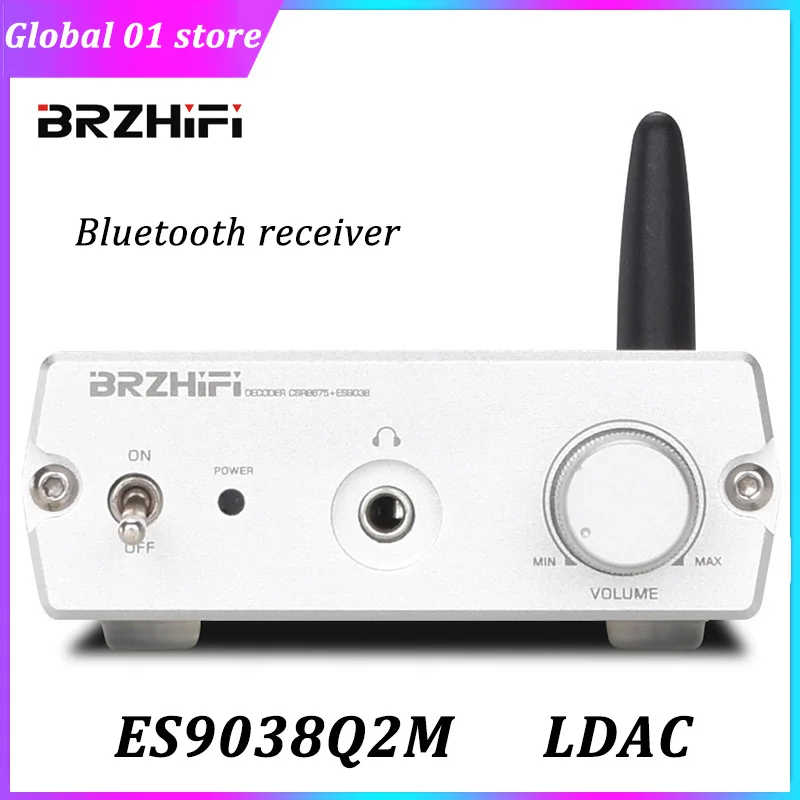 

Аудиоприемник BRZHIFI Bluetooth ES9038, декодер Hi Fi без потерь, Bluetooth-адаптер, усилитель для наушников, декодирование коаксиального выхода LDAC