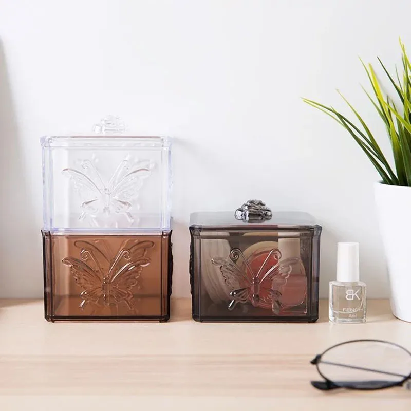 Органайзер для макияжа коробка акриловый ногтей лака помады косметики хлопковые коробки хранения корзины