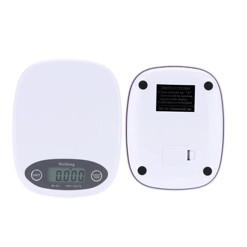7kg/3kg 0.1/1g Mini Kitchen Scale High LCD Digital Display Gram Weighing Food Jewelry Measure with Bowl | Инструменты