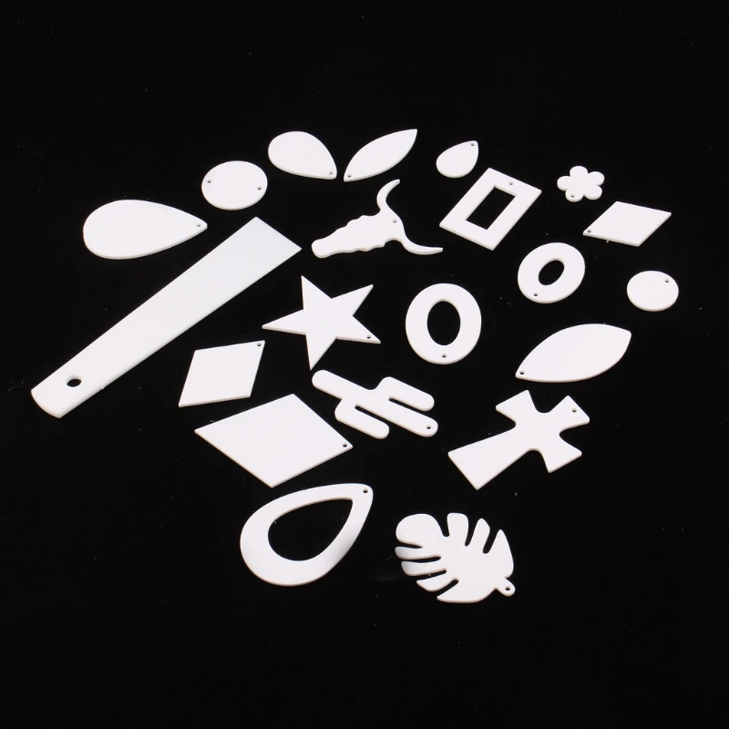 

30 Pcs Leather Earring Making Kit Faux Leather Sheet Leather Earring Cut Molds Complete Tools for Earrings Making Crafts