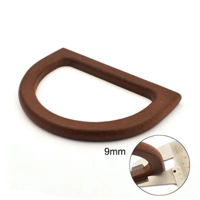 

High Quality Replacement DIY Handbag Purse Frame Bag Accessories Wooden Handle