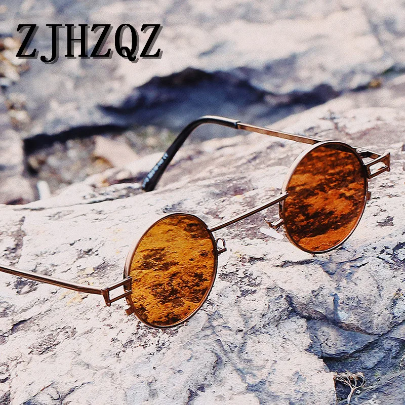 Солнцезащитные очки авиаторы в стиле стимпанк для мужчин и женщин небольшие