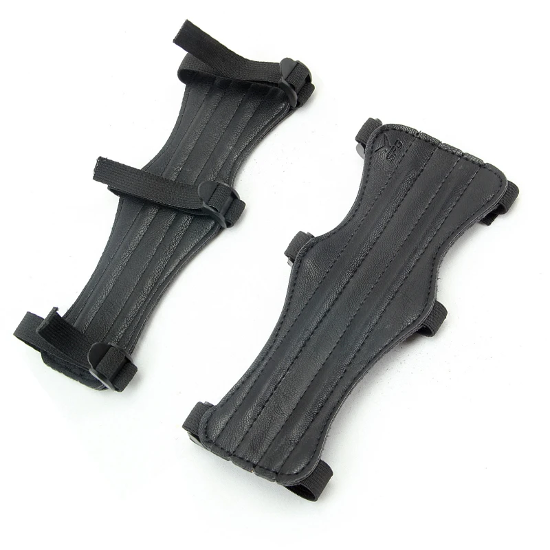 Linkboy стрельба из лука протектор Шестерни набор кожаный ремешок для руки наручей