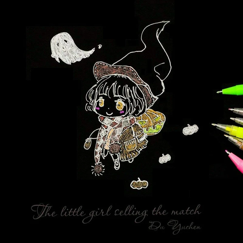 Хайлайтер блестящая ручка Пастельная металлическая гелевая набор для рисования