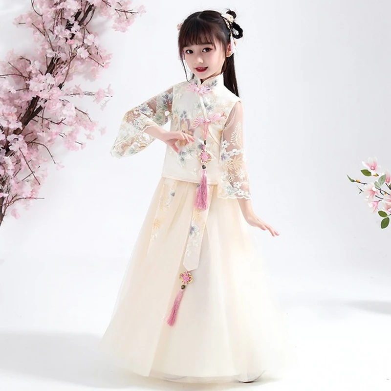 Футболка с длинными рукавами для девочки платья девочек платье цветочницы