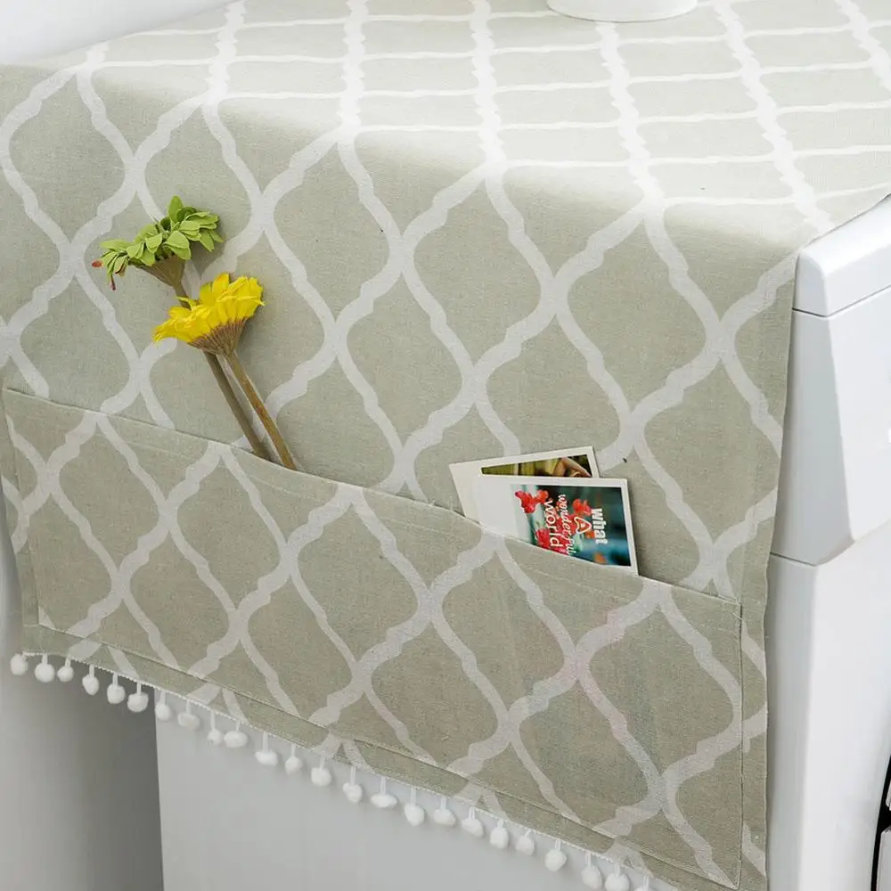 Чехол для стиральной машины с геометрическим рисунком ромба чехол от пыли