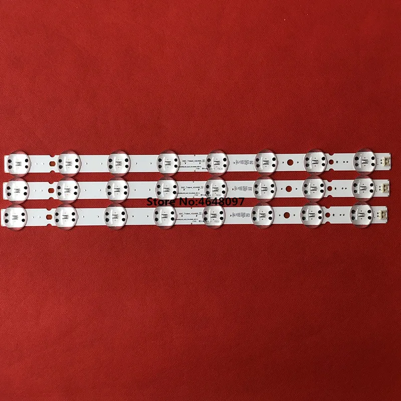 3 шт х 43 дюймовая Светодиодная лента подсветка для LG ТВ 43uk6500PLA SSC_Trident SS_43UK65 (ЛГД) _
