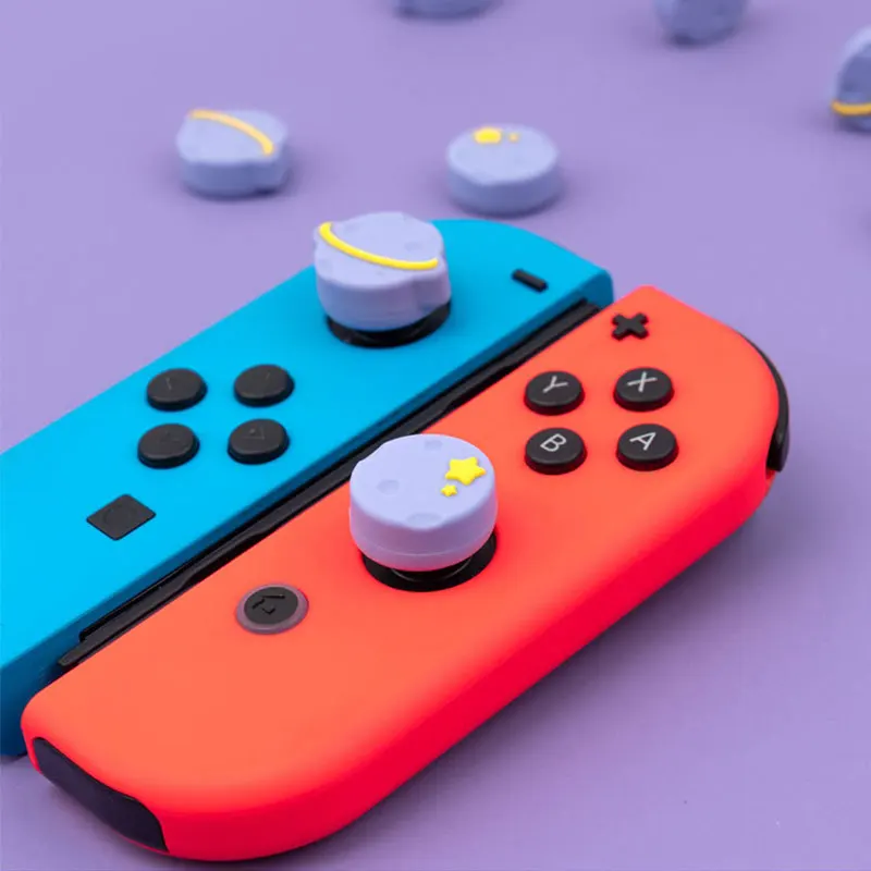 Счастья переключатель контроллер для большого пальца шапки JoyCon джойстик чехол в