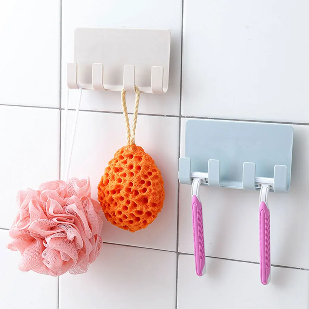 

2 Pieces Phone Charging Holder Hook Socket Strong Sticky Adhesive Cell Phones Stand Rack Bathroom Hanging Shelf Razor Hanger