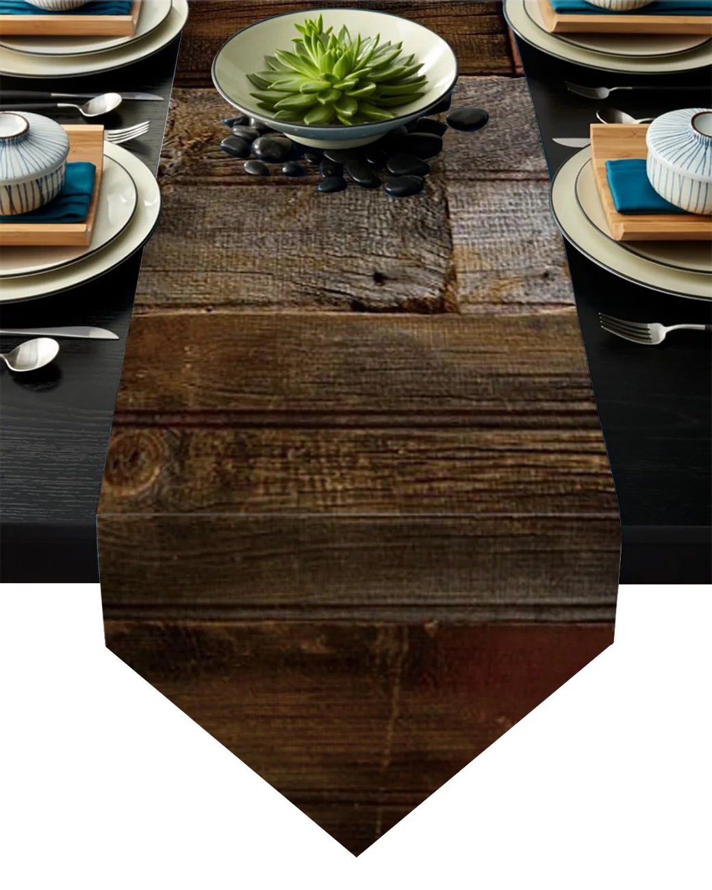 Ретро деревянная доска коричневая настольная дорожка для кухни декор стол флаг