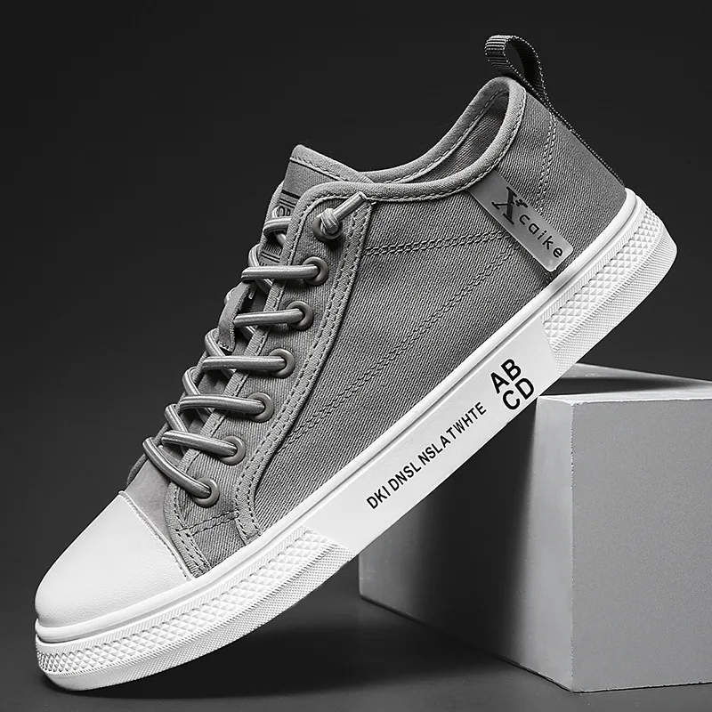 

Кроссовки мужские легкие и дышащие, повседневные холщовые, мягкие лоферы, летняя обувь