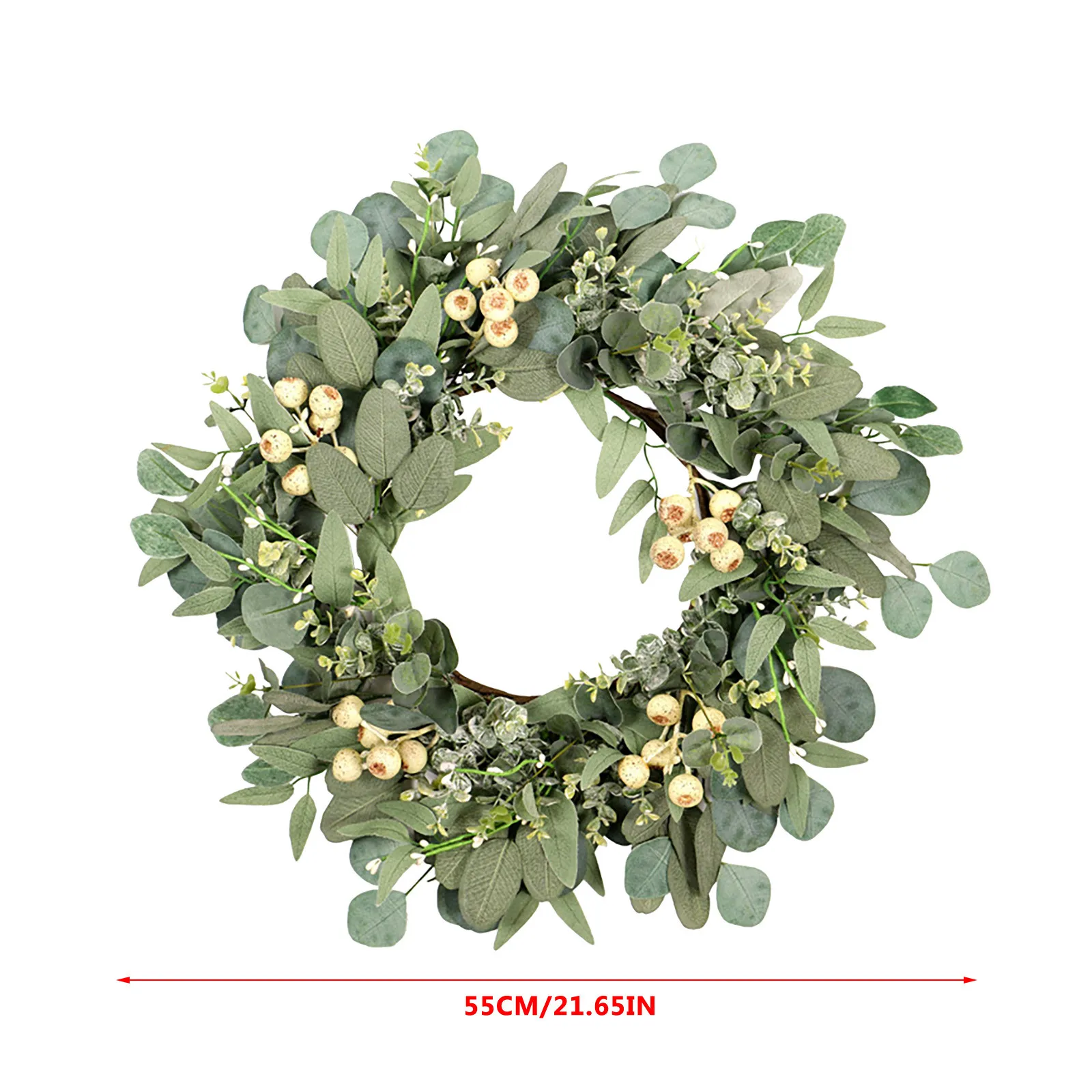 

40# Home Ginkgo Eucalyptu Leaves Garland Living Room Window Garlands For Home Decoration Simulation Green Leaf Wreath Deco