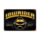 Самая низкая посадка. Мужская пещера 1977 дюйма. Ретро уличный знак, домашний металлический жестяной знак, бар, кафе, автомобиль, мотоцикл, украшение для гаража, поставки