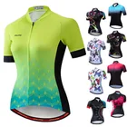 Weimostar Pro Велоспорт Джерси для женщин 2022 с коротким рукавом Велоспорт рубашка Дышащая MTB велосипед Джерси быстросохнущая велосипедная одежда Maillot