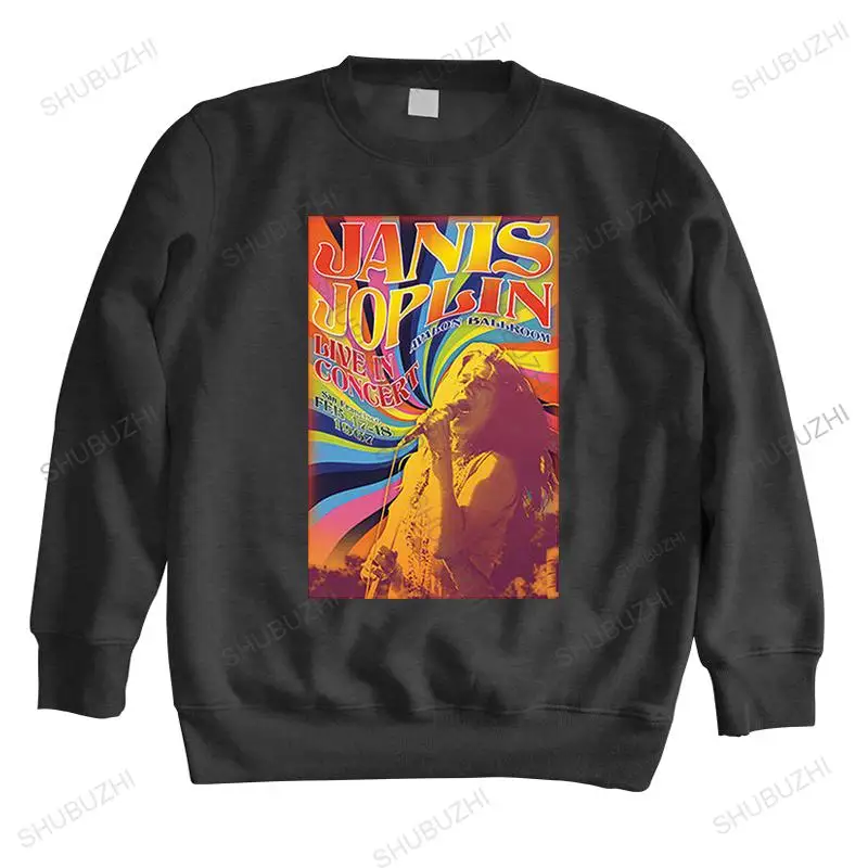 

men's spring streetwear hoody Janis Joplin, Avalon Ballroom 1967, Concerto ao vivo, cartaz (Branco) unisex sweatshirt hoodies