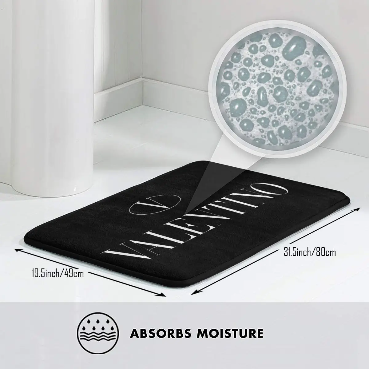 Роскошный Коврик от итальянского бренда коврик для ног ванной Нескользящий