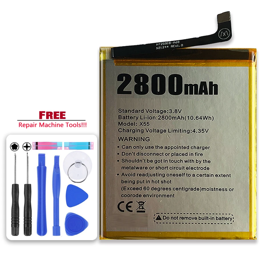 

New 2800mAh Battery for DOOGEE X 55 X55 Bateria Batteries
