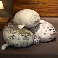 30cm 80 cm cute seal plush sea lion stuffed soft doll simulation seal sleeping pillow kids toys birthday christmas gift