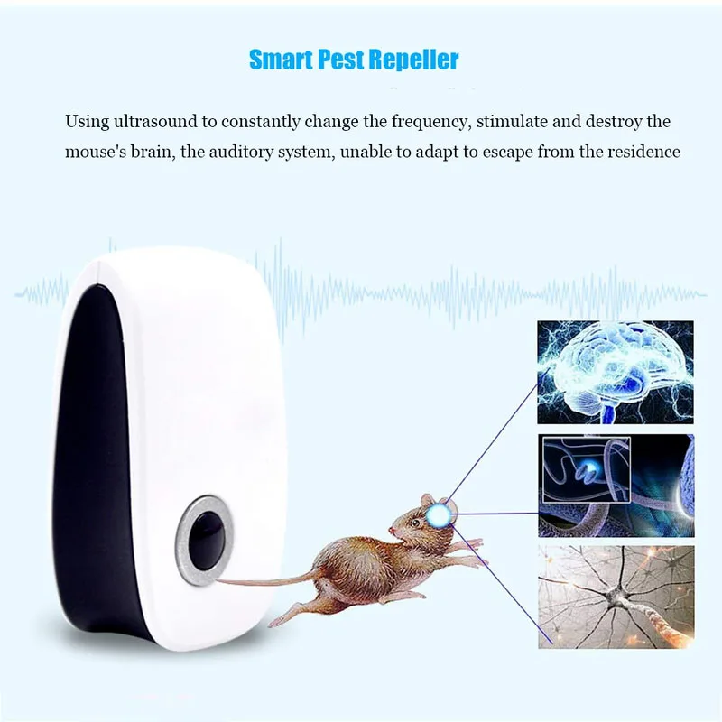 Нетоксичный Электронный Отпугиватель вредителей Анти комаров и насекомых