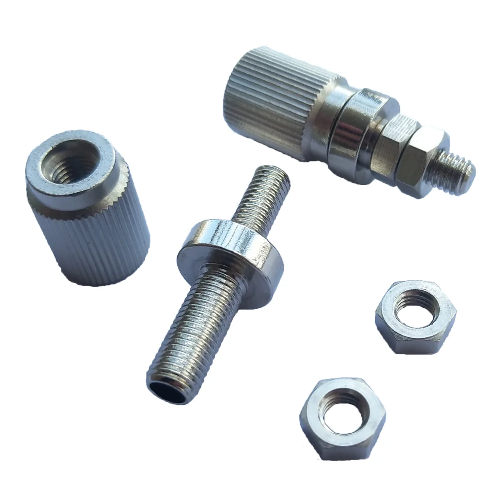 

10pcs 4MM Banana Socket M5*34 Terminal 5MM Grounding Post High Current Terminal Full Copper