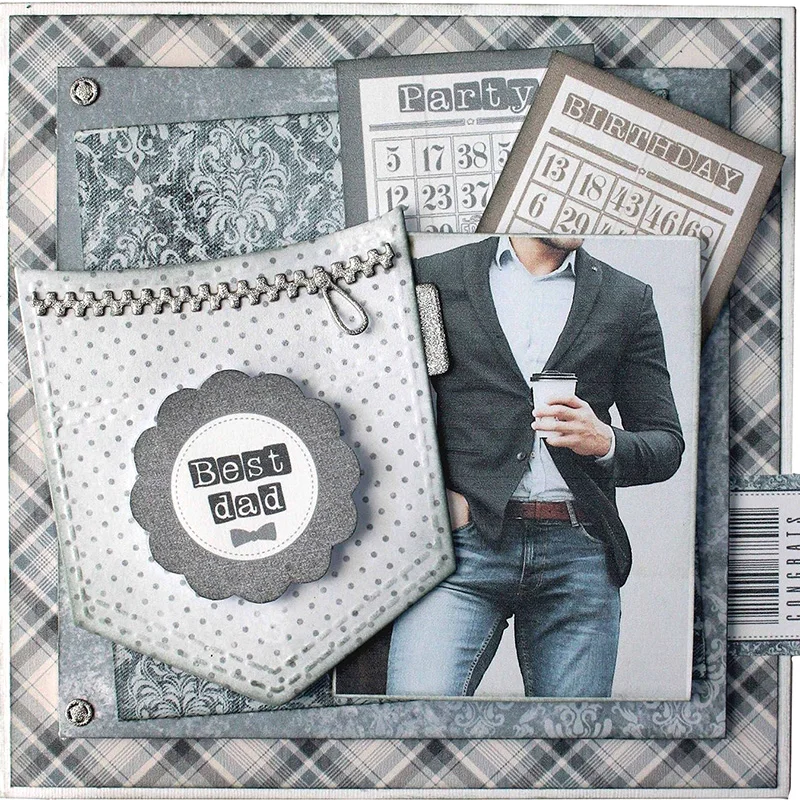 

AliliArts Metal Cutting Dies pocket diy Scrapbooking Photo Album Decorative Embossing PaperCard Crafts Die 2020