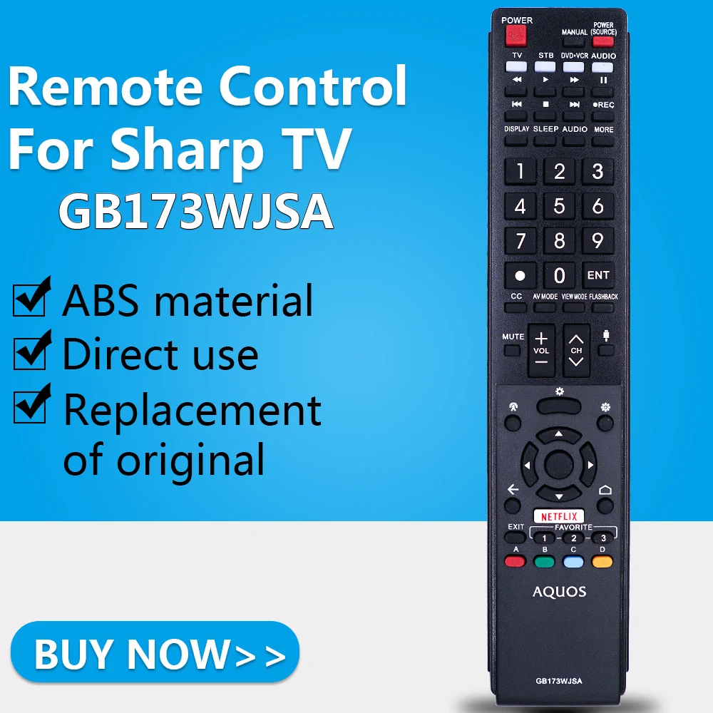Оригинальный пульт дистанционного управления для LCD Sharp TV GB173WJSA|Пульты ДУ| |