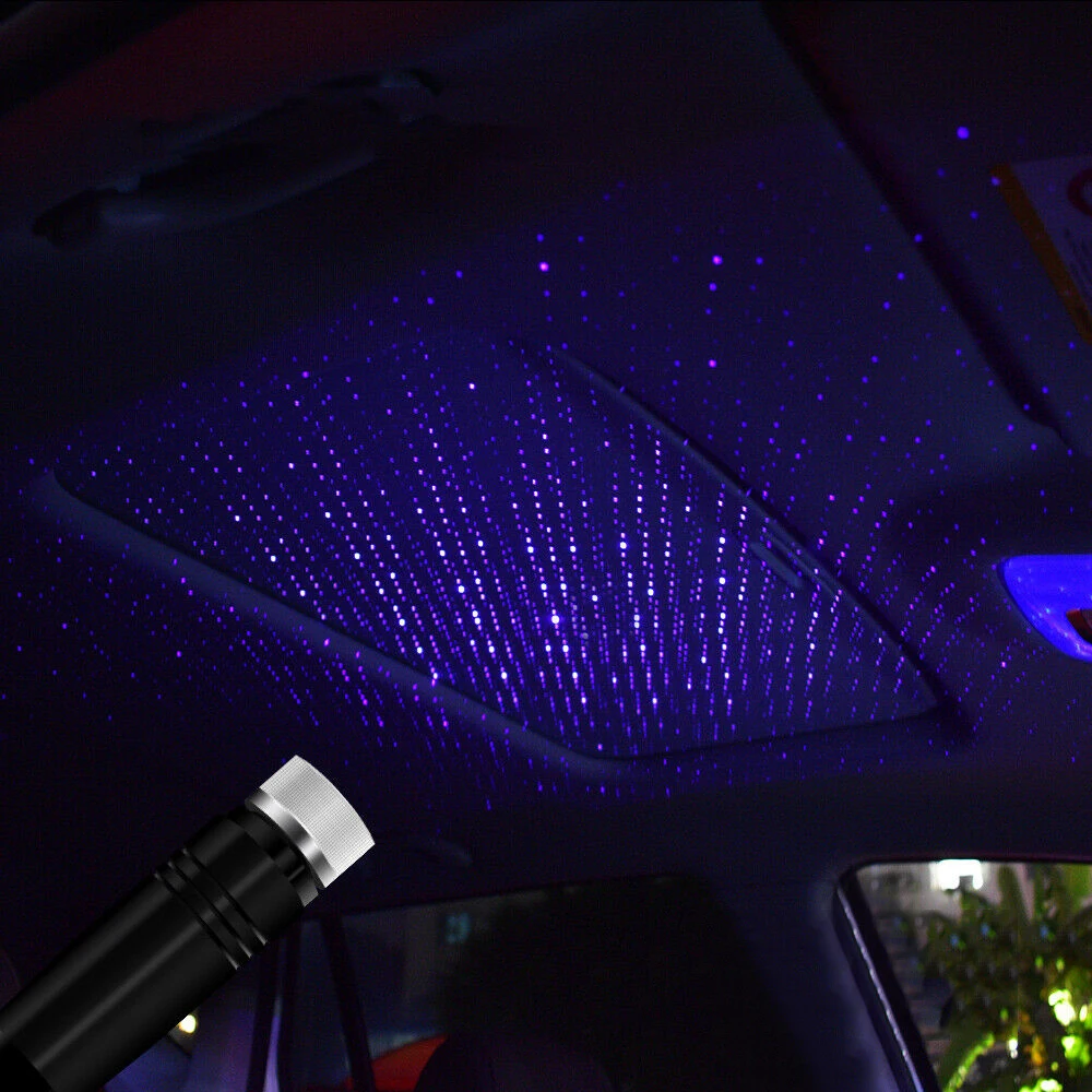 

Car Accessories Interior USB LED Lights Car Roof Stars Night Interior Light Atmosphere Galaxy Lamp Car Accessories