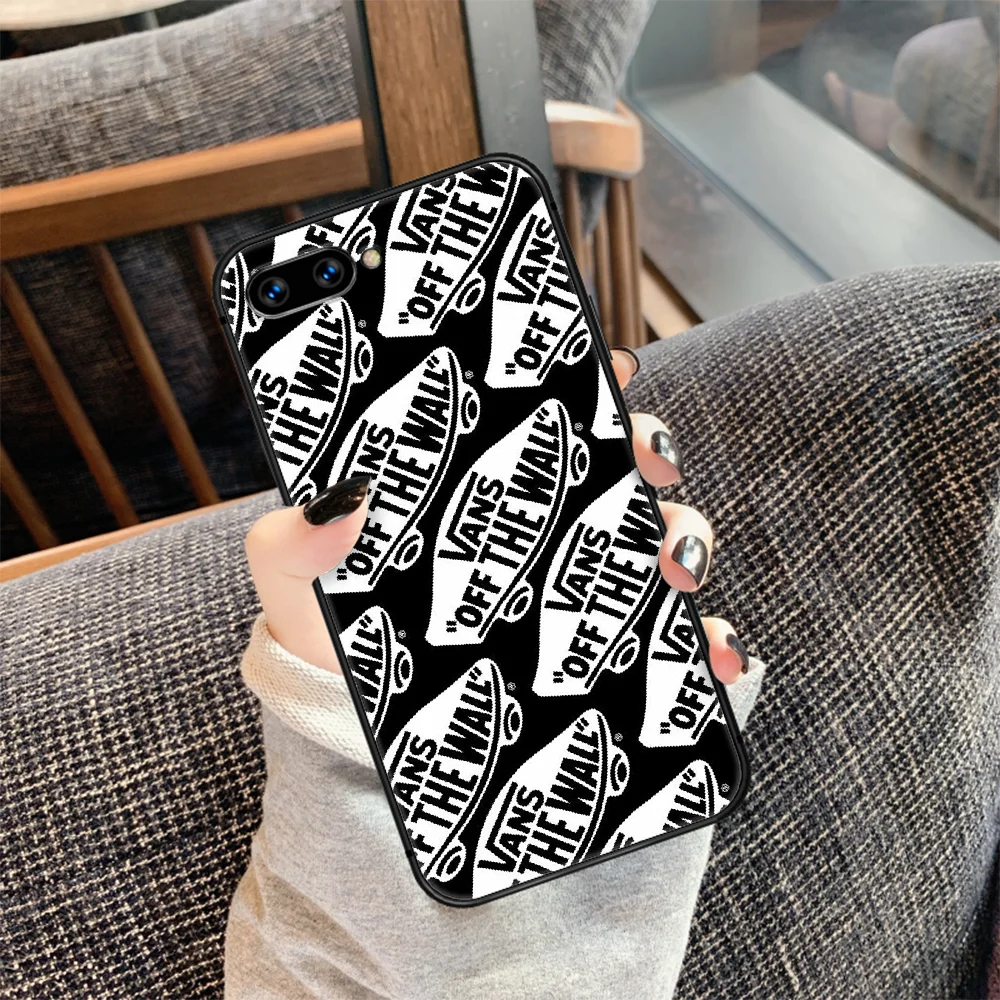 

American fashion brand vans Phone Case Cover Hull For HUAWEI honor 7a 8s 8a 8x 9 9x 10 20 i Lite Pro black Waterproof Painting