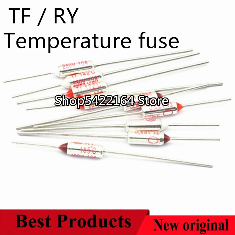 5 шт.-10 шт./предохранитель RY TF 72 257 229 285 градусов 72C 257C 229C 285C 10A 250V металла