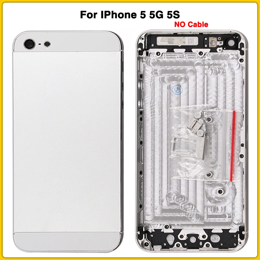 Новый чехол с полным покрытием корпуса для IPhone 5 5G задняя крышка аккумулятора