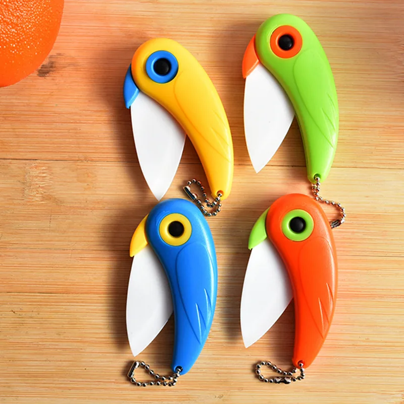Мини нож для овощей, кухонный нож, карманный нож, нож для пикника, обрезки фруктов, столовых приборов, керамическая сумка, коробка