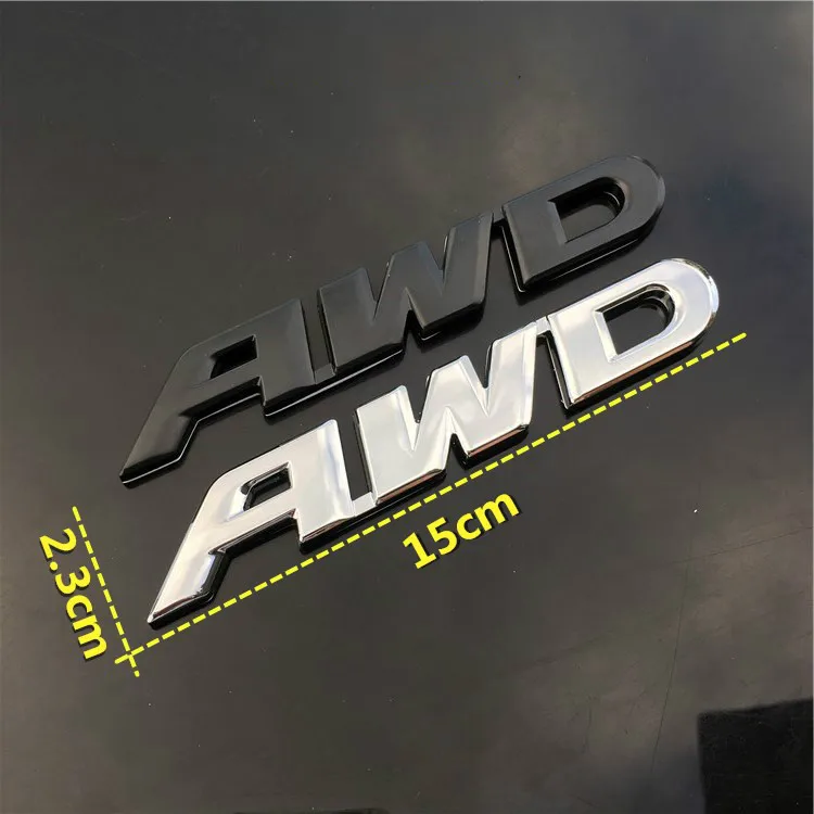 1 шт. 3D металлический AWD логотип эмблема значок кузова автомобиля наклейки для Subaru Honda 4X4 внедорожник декоративный дизайн автомобиля