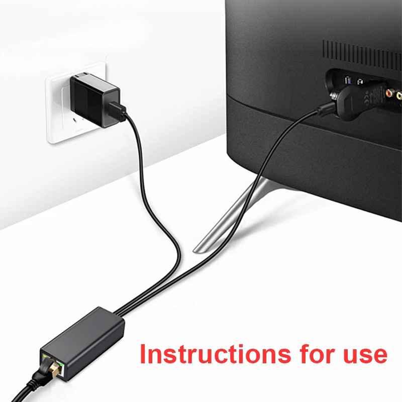 Адаптер Ethernet с Micro USB 10/100 на RJ45 2 0 Мбит/с | Электроника