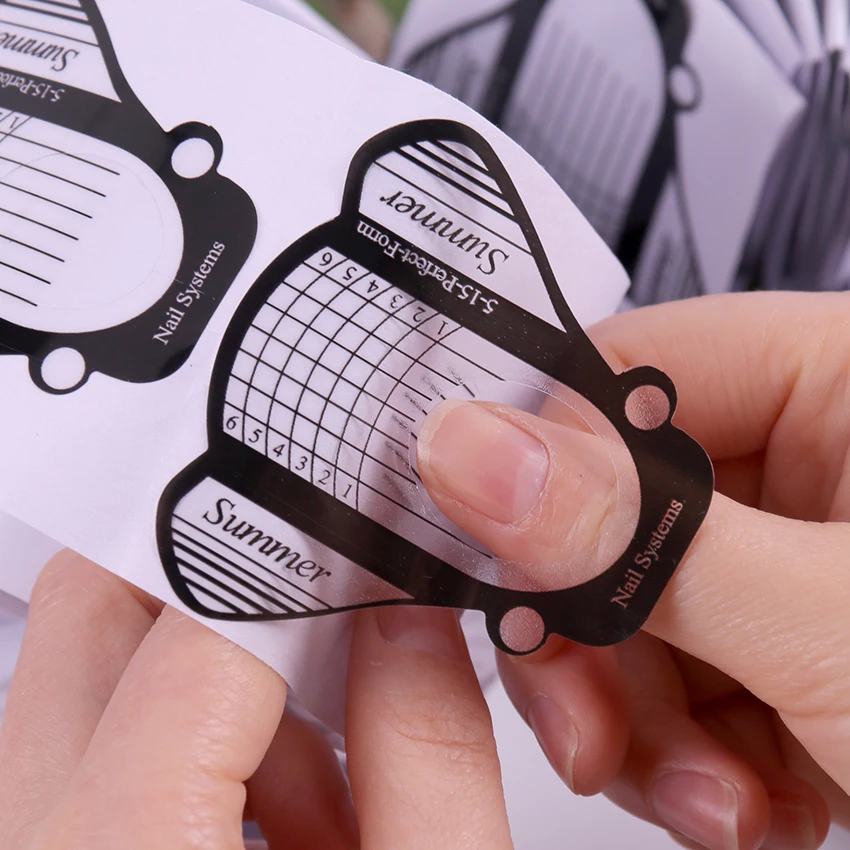 100 шт./упак. инструменты для дизайна ногтей акриловые УФ гелевые наконечники