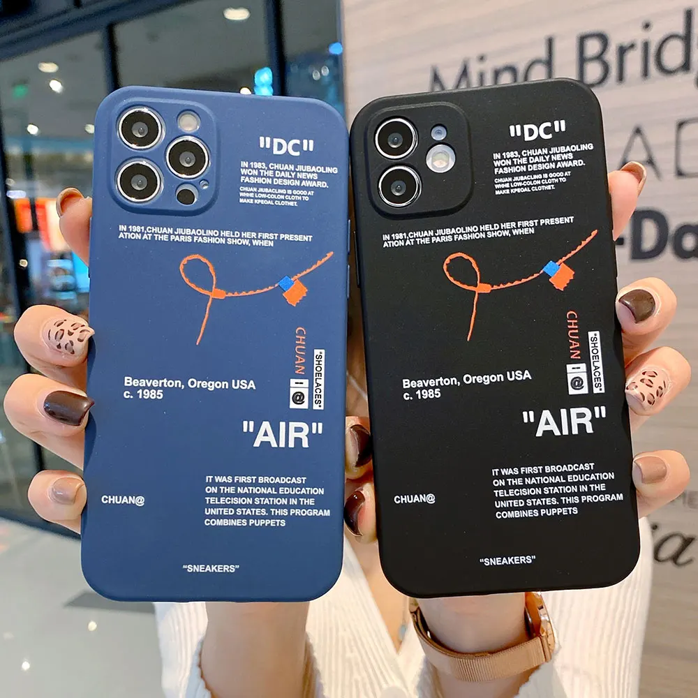 Симпатичные брендовые кроссовки чехол для телефона IPhone 12 Mini 11 Pro X XR XS MAX 7 8 6 Plus