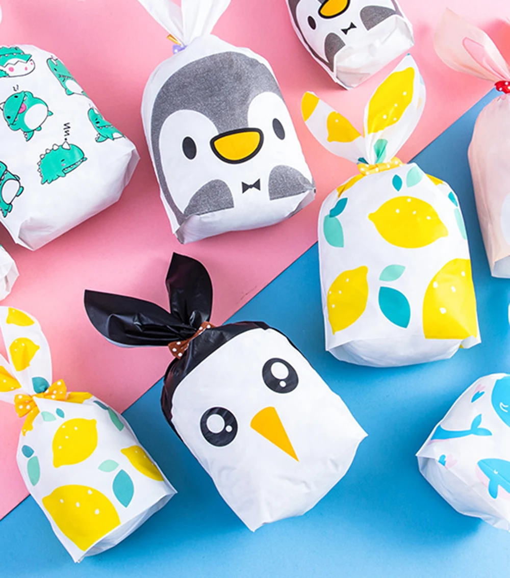 50 шт./партия пластиковые пакеты для печенья | Дом и сад