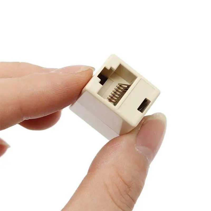 

5/10pcs Network Ethernet Lan Cable Joiner Bilateral 8 Pins Coupler Connector RJ45 Computer Netwoerk Connection Adapters
