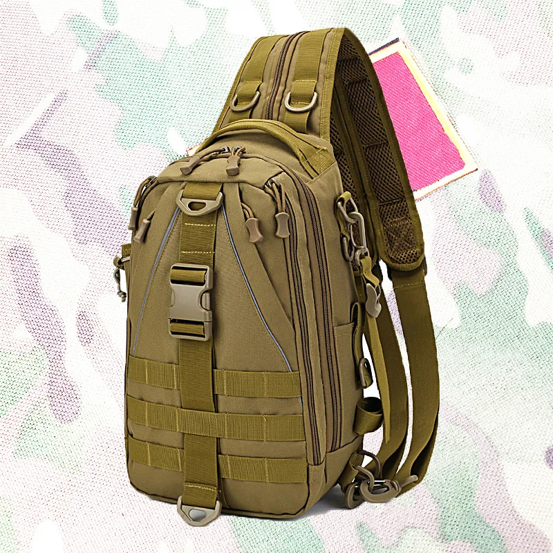 

Large Capacity Crossbody Shoulder Backpack Dual-Use Multifunctional Outdoor Fishing Waist Bag Tactical Backpack