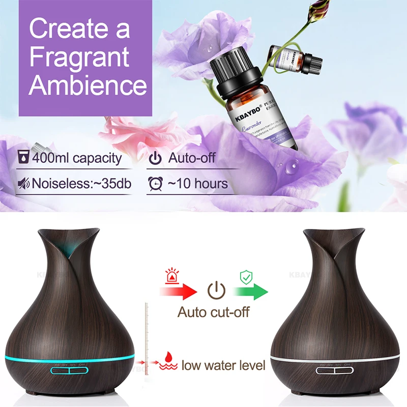 300 мл ультразвуковой увлажнитель воздуха Электрический аромадиффузор для